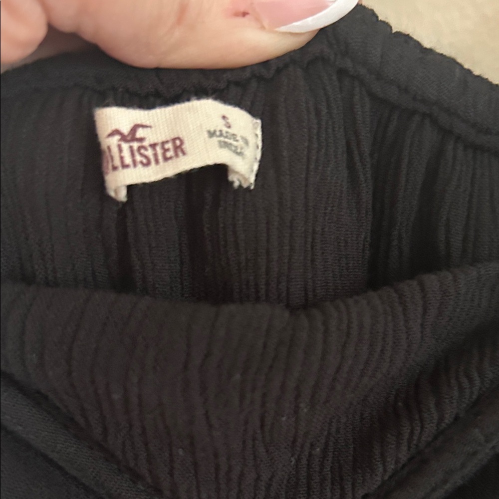 Hollister Black Romper with Ruffle Detail - Picture 2 of 3
